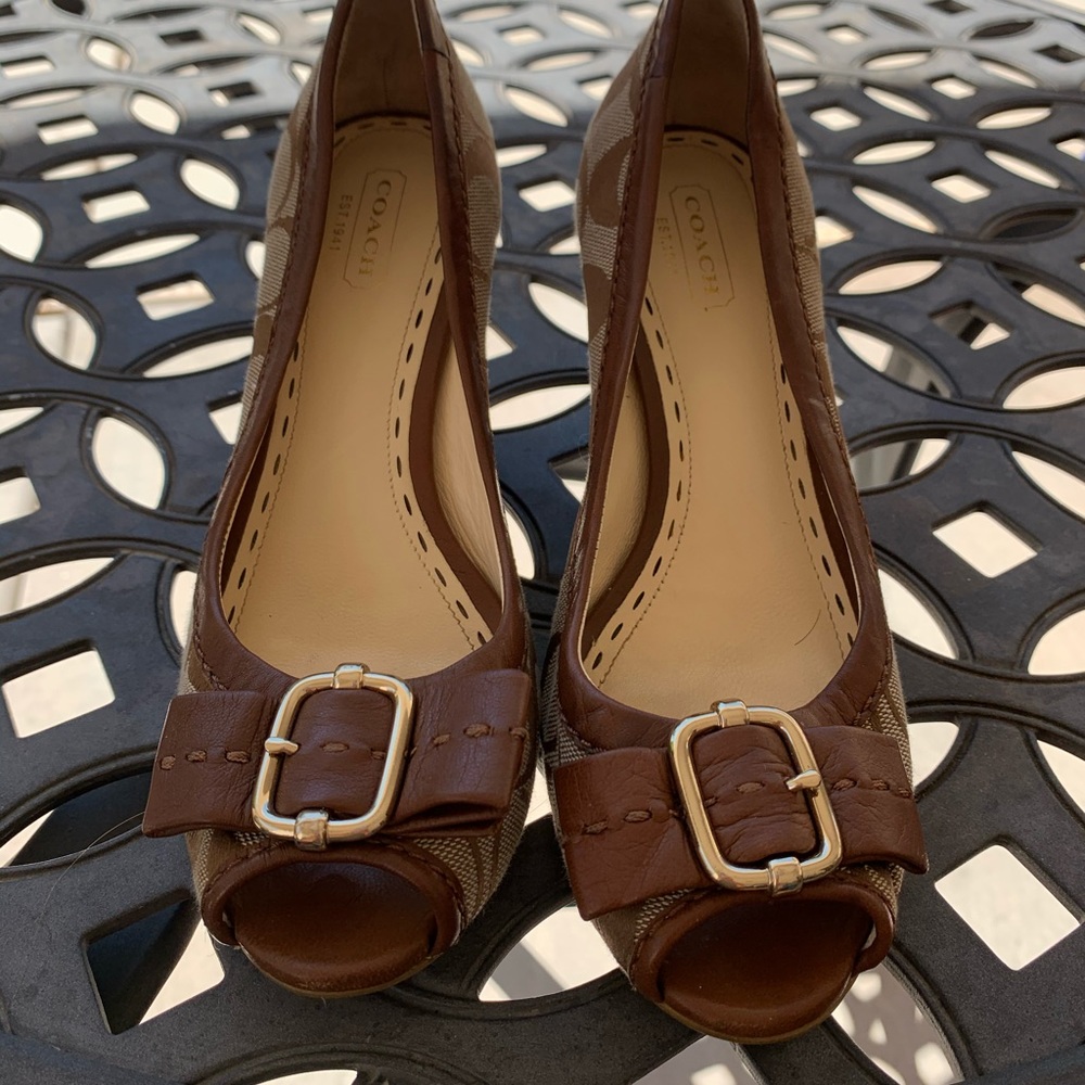 Coach platform shoes